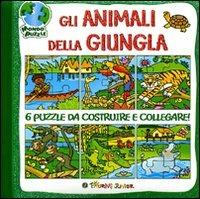 Gli animali della giungla. Libro puzzle. Ediz. illustrata - Irene Mazza - copertina