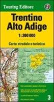 Trentino Alto Adige 1:200.000. Carta stradale e turistica. Ediz. multilingue - copertina