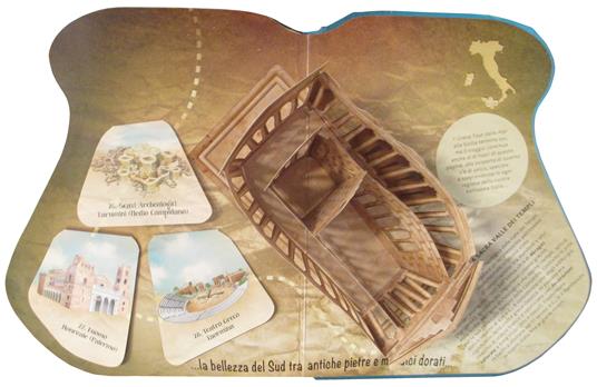 Meraviglie d'Italia. Libro pop-up - Dario Cestaro,Paola Zoffoli - 5