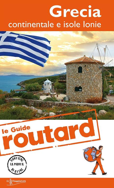 Grecia continentale e isole ionie. Con carta geografica ripiegata - copertina