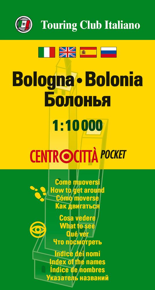 Bologna 1:10.000. Ediz. multilingue - copertina