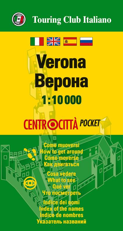 Verona 1:10.000. Ediz. multilingue - copertina