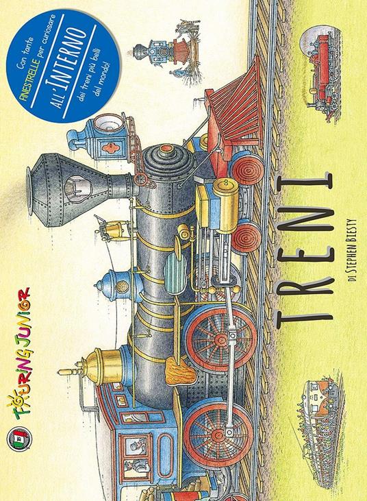 Treni - Stephen Biesty - copertina