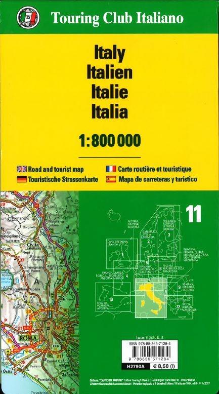 Italia 1:800.000. Carta stradale e turistica - 2