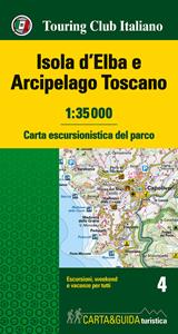 Libro Isola d'Elba e Arcipelago toscano. Carta escursionistica del parco. 1:35.000 