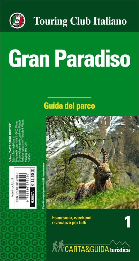 Gran Paradiso 1:50.000. Carta escursionistica del parco. Con Libro: Gran Paradiso. Guida del parco - 2