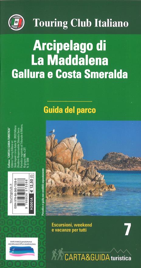 Arcipelago di La Maddalena, Gallura e Costa Smeralda 1:25.000-1:50.000. Con Guida al parco - 3
