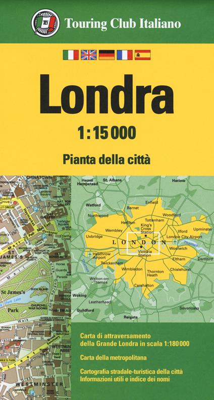 Londra 1:15.000. Pianta della città - copertina