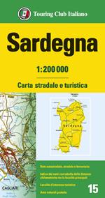 Sardegna 1:200.000. Carta stradale e turistica