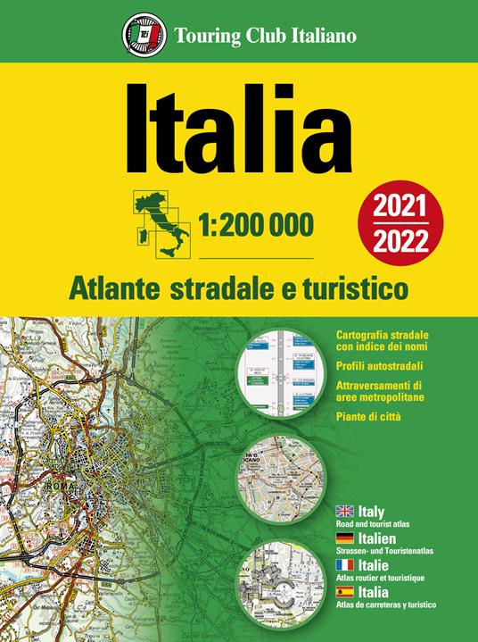 Atlante stradale Italia 1:200.000. Cofanetto - copertina