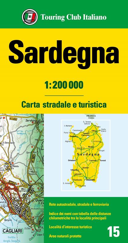 Sardegna 1:200.000 - copertina