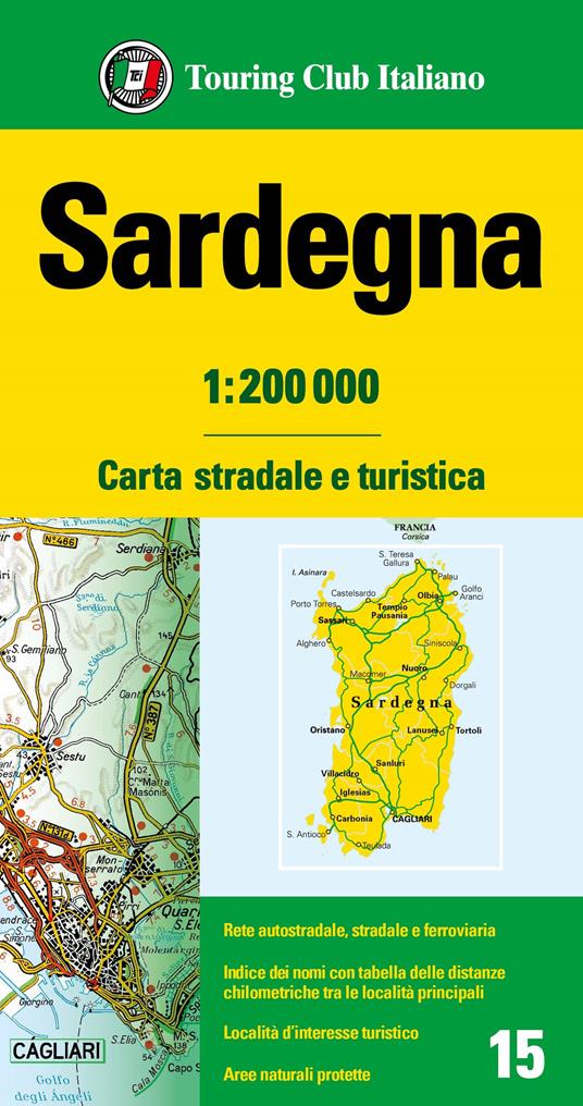 Sardegna 1:200.000 - copertina