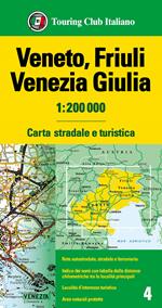 Veneto, Friuli Venezia Giulia 1:200.000