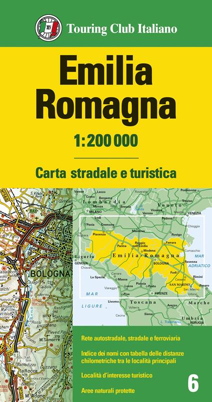 Emilia Romagna 1:200.000 - copertina