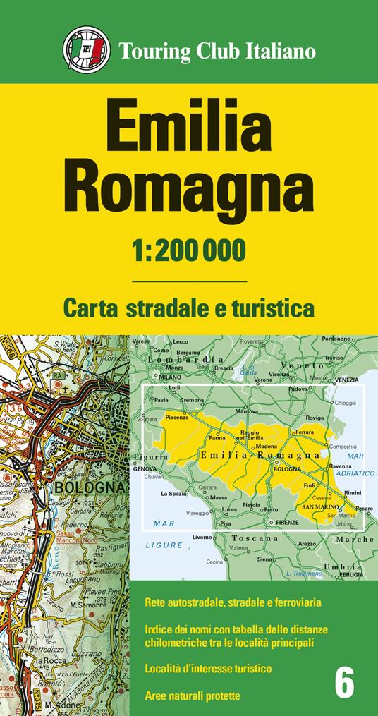 Emilia Romagna 1:200.000 - copertina