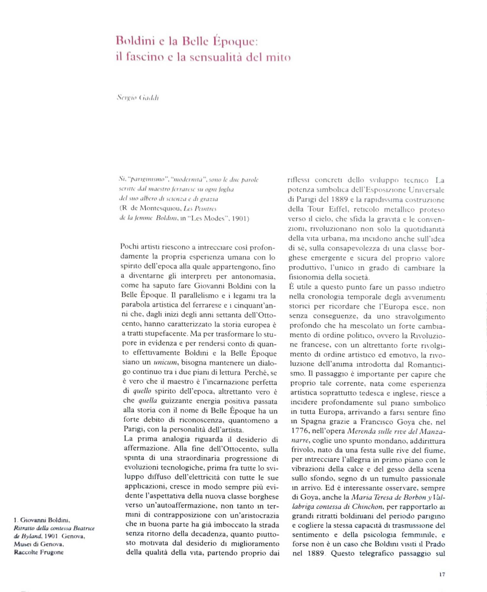 Boldini e la Belle Époque. Catalogo della mostra (Como, 25 marzo-25 luglio 2011)
