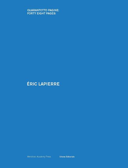 Éric Lapierre. Ediz. italiana e inglese - copertina