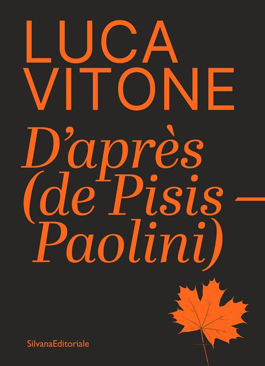 Luca Vitone. D’après (de Pisis-Paolini). Ediz. a colori - copertina
