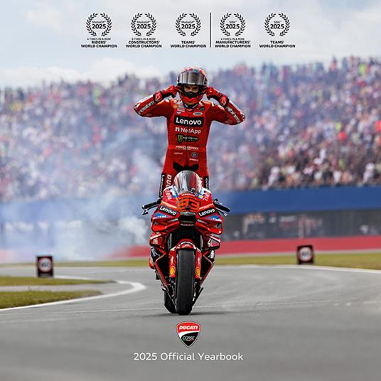 Ducati Corse 2025. Official yearbook. Ediz. italiana e inglese - copertina