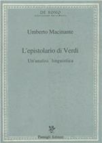 L' epistolario di Verdi. Un'analisi linguistica