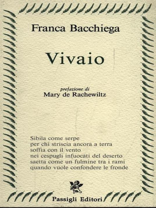 Vivaio - Franca Bacchiega - 2