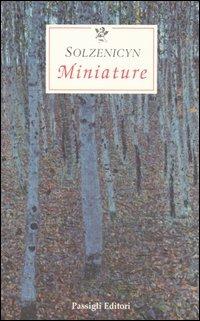Miniature - Aleksandr Solzenicyn - copertina