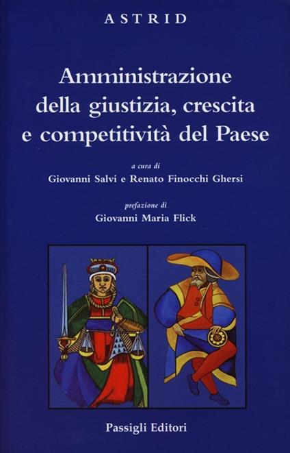 Amministrazione della giustizia, crescita e competitività del Paese - copertina