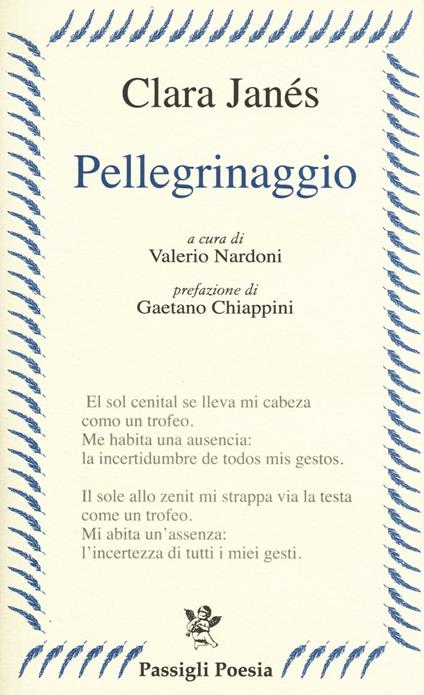 Pellegrinaggio - Clara Janés - copertina