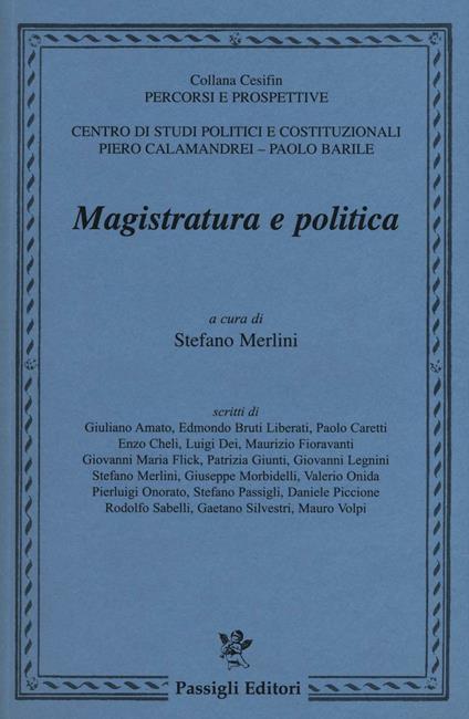 Magistratura e politica - copertina