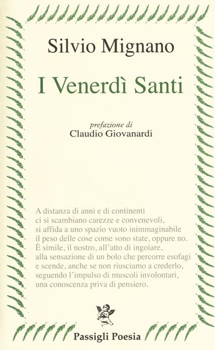 I venerdì santi. Poesie 2012-2016 - Silvio Mignano - copertina