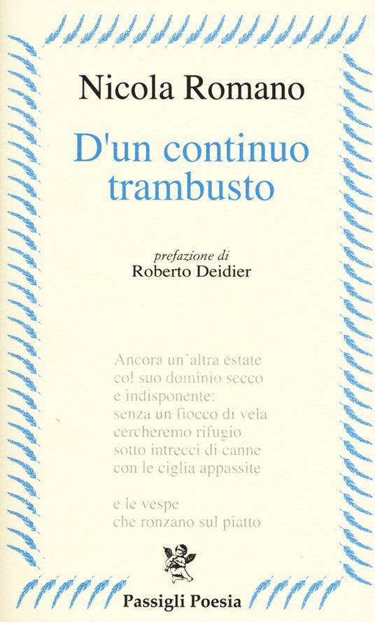 D'un continuo trambusto (2012-2017) - Nicola Romano - copertina