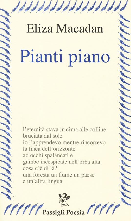 Pianti piano - Eliza Macadan - copertina