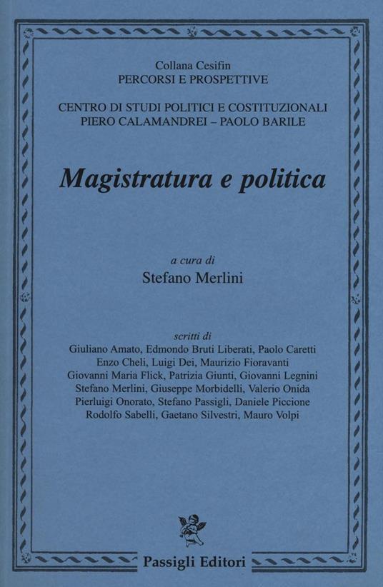 Magistratura e politica - copertina