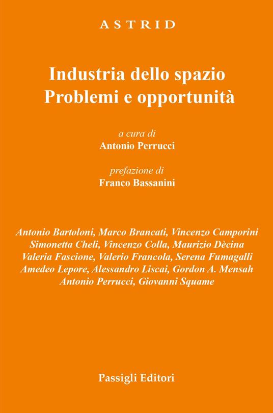 Industria dello spazio. Problemi e opportunità - copertina