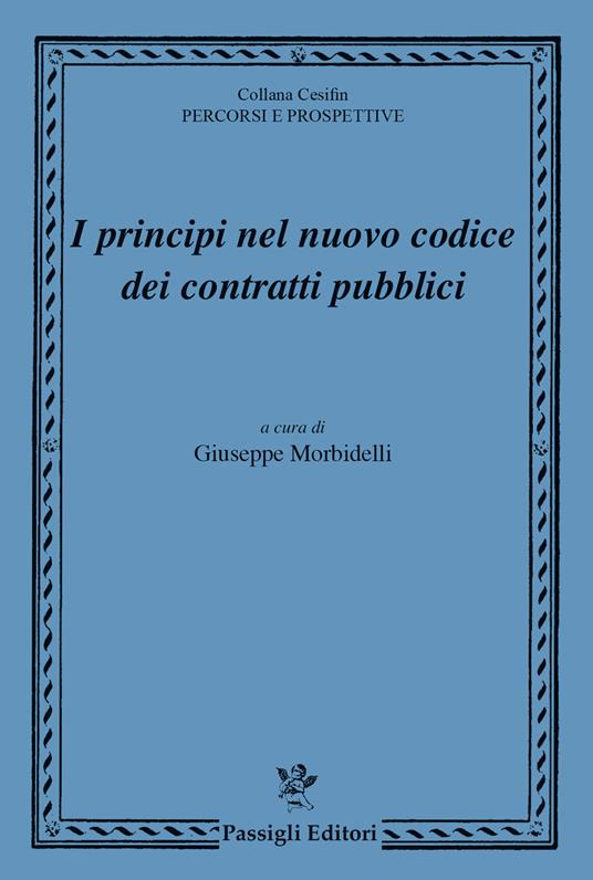 I principi nel nuovo codice dei contratti pubblici - copertina