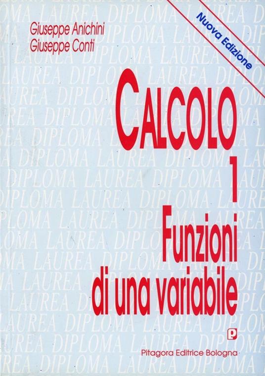 Calcolo. Vol. 1: Funzioni di una variabile - Giuseppe Anichini,Giuseppe Conti - copertina