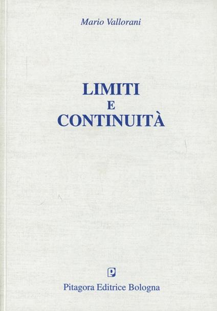 Limiti e continuità - Mario Vallorani - copertina