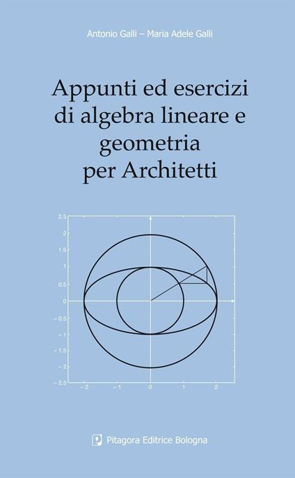 Appunti ed esercizi di algebra lineare e geometria per architetti - Antonio Galli,M. Adele Galli - copertina