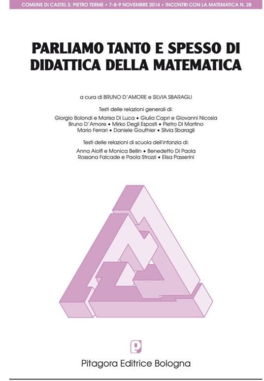 Parliamo tanto e spesso di didattica della metematica - copertina