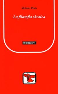 La filosofia ebraica - Shlomo Pinès - copertina