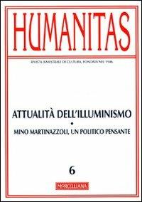 Humanitas (2011). Vol. 6: Sull'Illuminisno. - copertina
