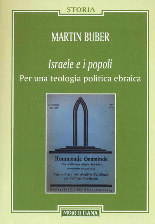 Israele e i popoli. Per una teologia politica ebraica - Martin Buber - copertina