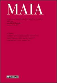 Maia. Rivista di letterature classiche (2015). Vol. 1 - copertina