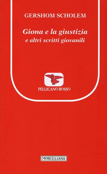 Giona e la giustizia e altri scritti giovanili - Gershom Scholem - copertina