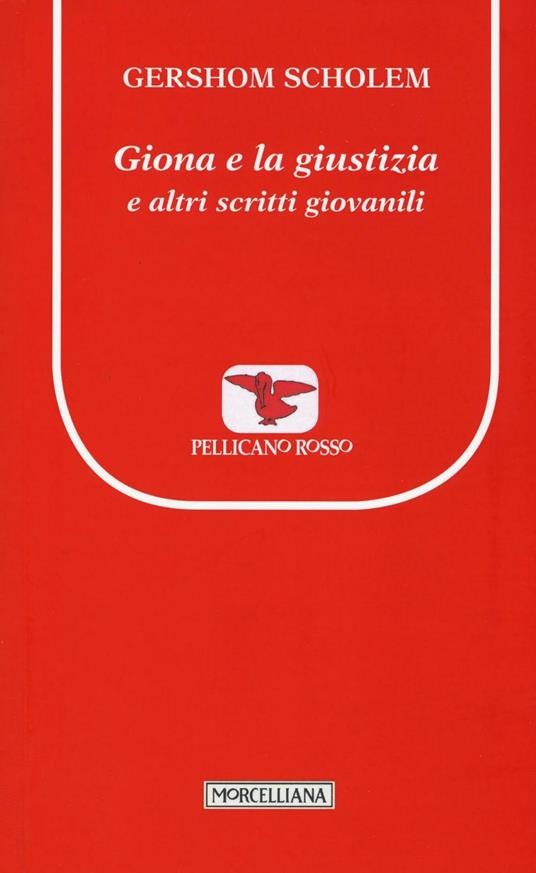 Giona e la giustizia e altri scritti giovanili - Gershom Scholem - copertina