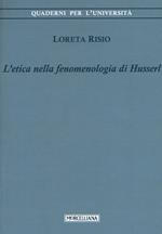 L' etica nella fenomenologia di Husserl