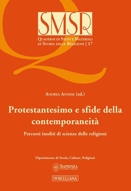 Protestantesimo e sfide della contemporaneità. Percorsi inediti di scienze delle religioni - copertina