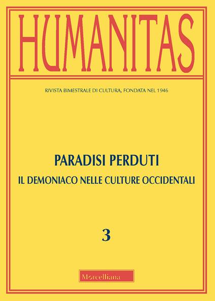 Humanitas (2020). Vol. 3: Paradisi perduti. Il demoniaco nelle culture occidentali. - copertina