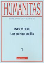 Humanitas (2023). Vol. 1: Enrico Berti. Una preziosa eredità