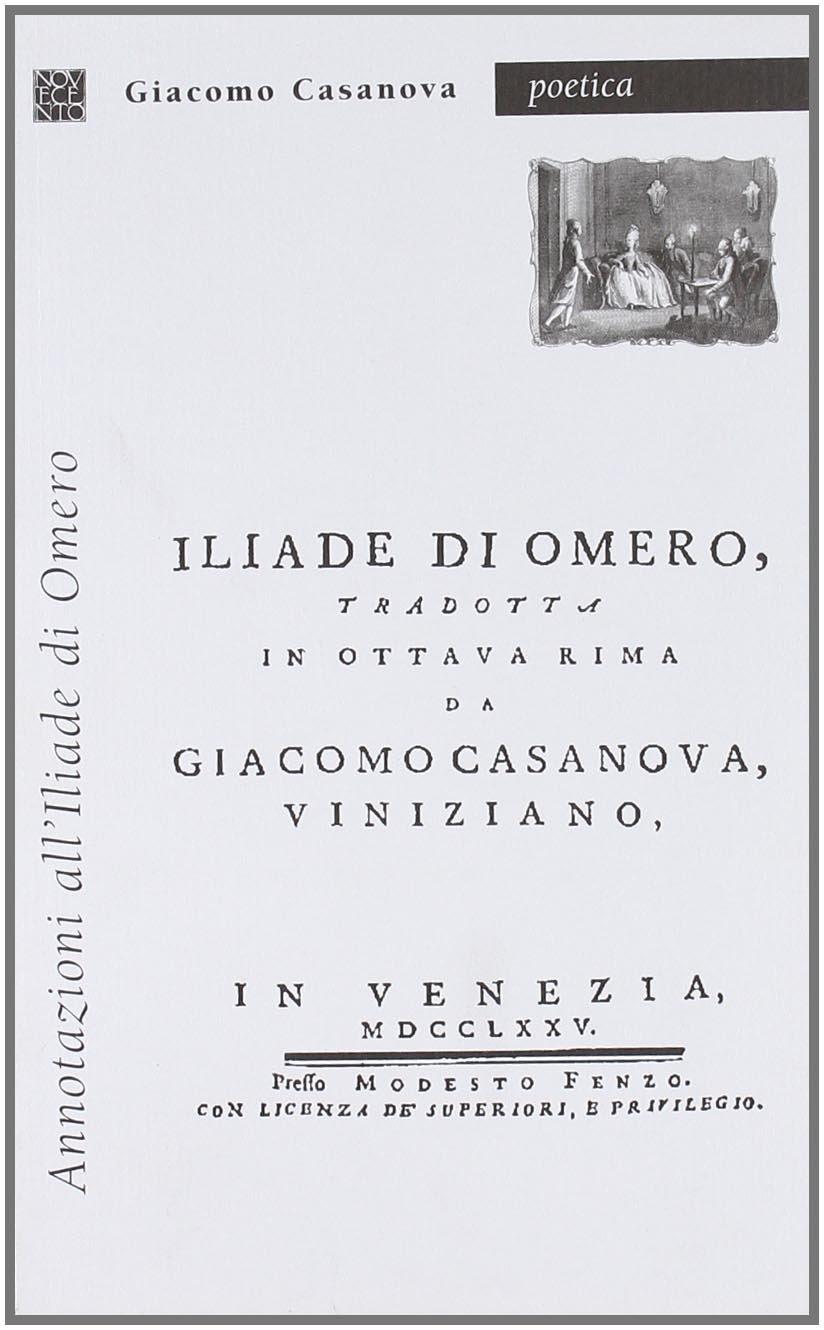 Annotazioni all'Iliade di Omero